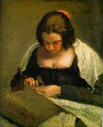 Diego Velazquez The Needlewoman oil painting artist